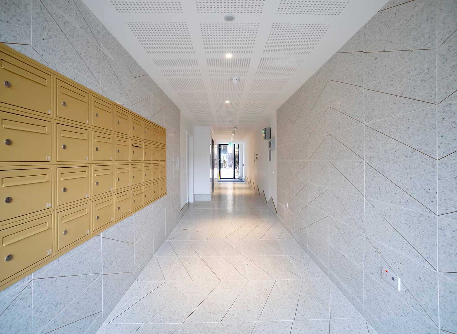 The Didsbury, East Ham, interior, and reception lockers.