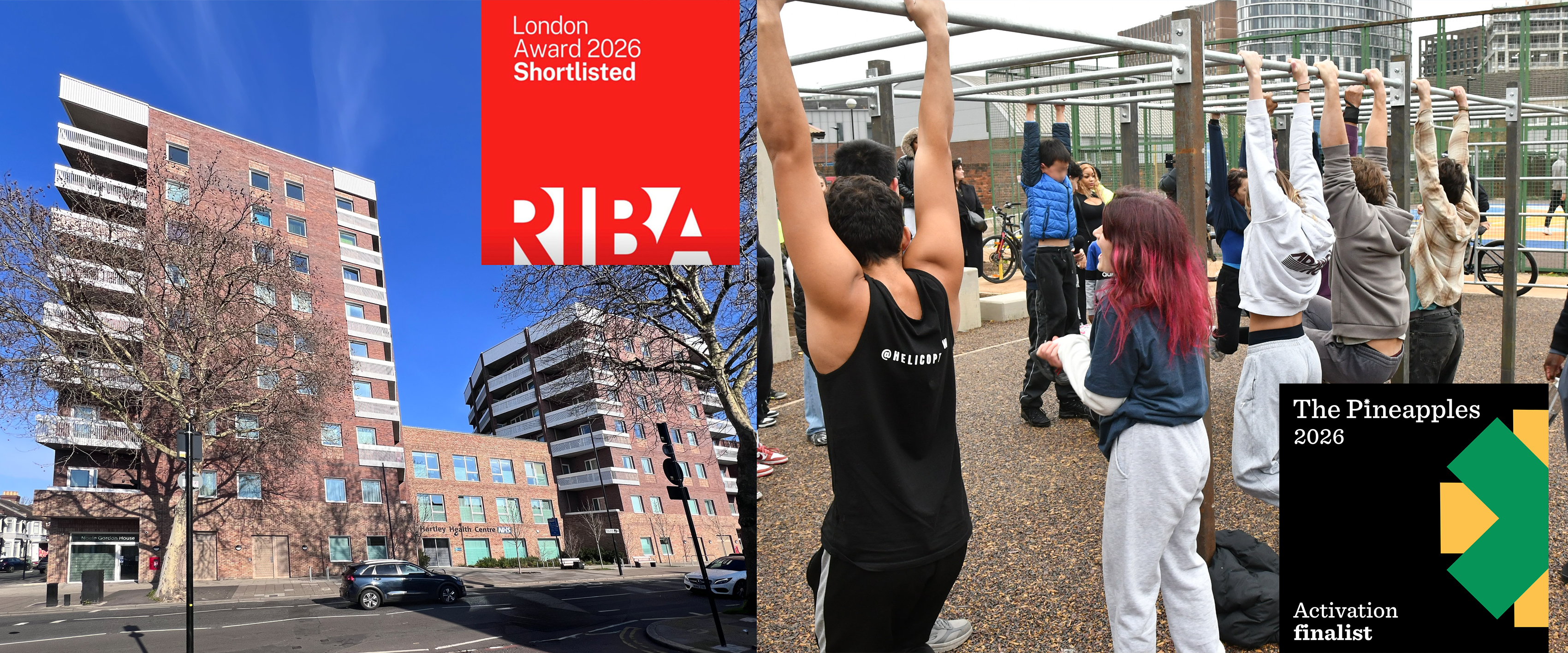 Populo projects shortlisted for RIBA London and Pineapples awards